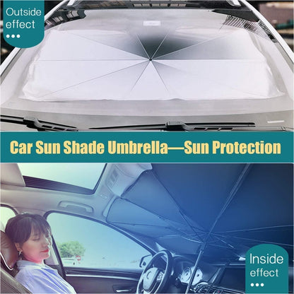 🛡️ UV Shield Car Umbrella – Stay Cool Always ❄️