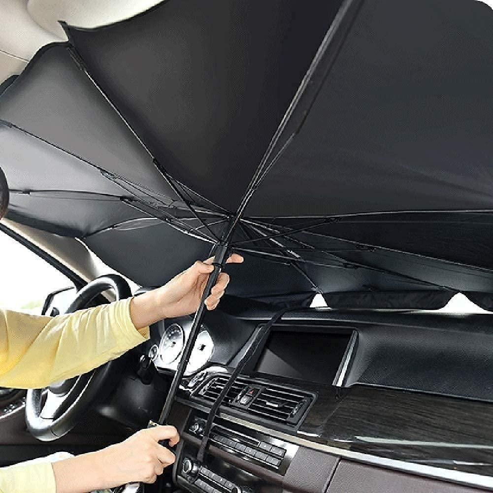 🛡️ UV Shield Car Umbrella – Stay Cool Always ❄️
