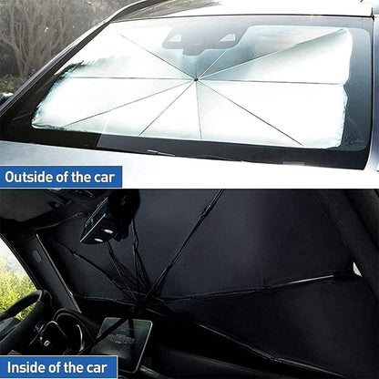🛡️ UV Shield Car Umbrella – Stay Cool Always ❄️